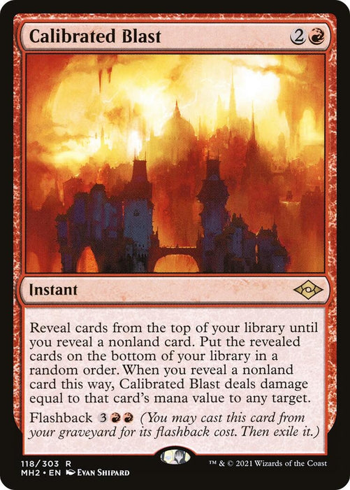 Image for Calibrated Blast (118) (MH2) - Magic: The Gathering