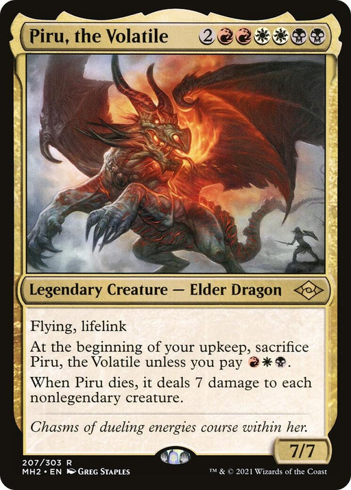 Image for Piru, the Volatile (207) (MH2) - Magic: The Gathering
