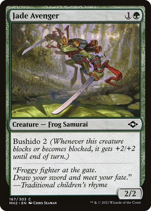 Image for Jade Avenger (167) (MH2) - Magic: The Gathering
