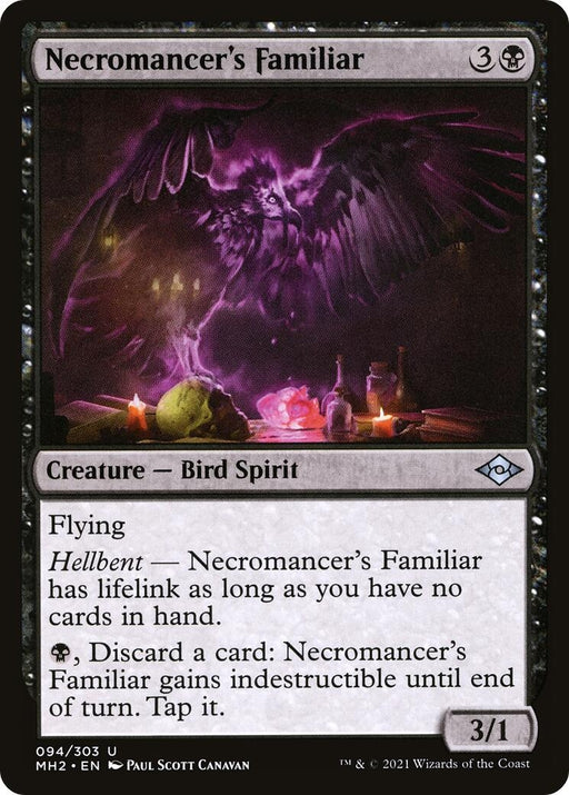 Image for Necromancer's Familiar (94) (MH2) - Magic: The Gathering