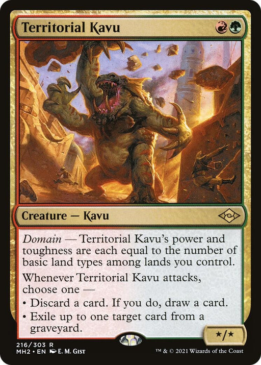 Image for Territorial Kavu (216) (MH2) - Magic: The Gathering