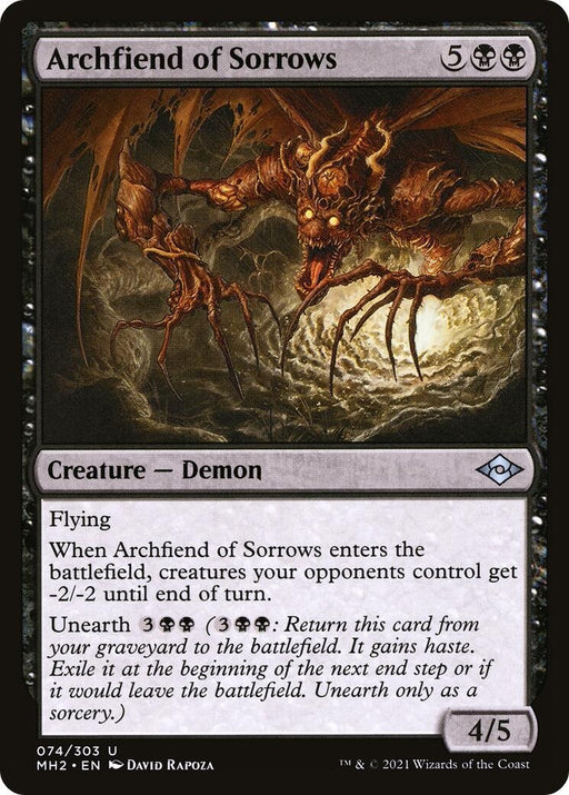 Image for Archfiend of Sorrows (74) (MH2) - Magic: The Gathering