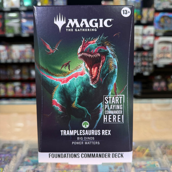 Magic: The Gathering - Foundations - Commander Deck (Tramplesaurus Rex)