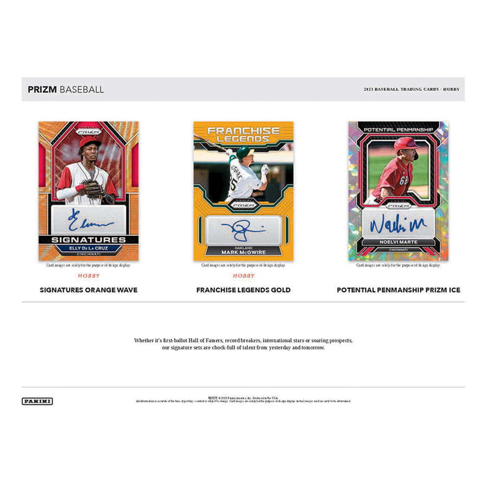 2023 Prizm Baseball Hobby Box