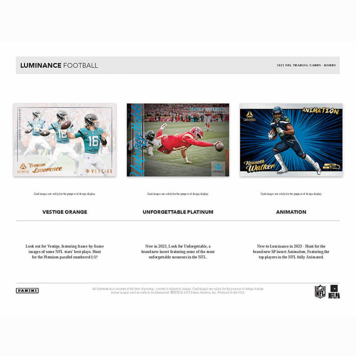 2023 Luminance Football Hobby Box