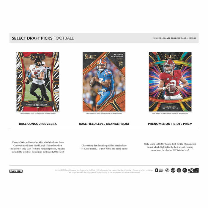 2023 Select Draft Picks Football Hobby Box