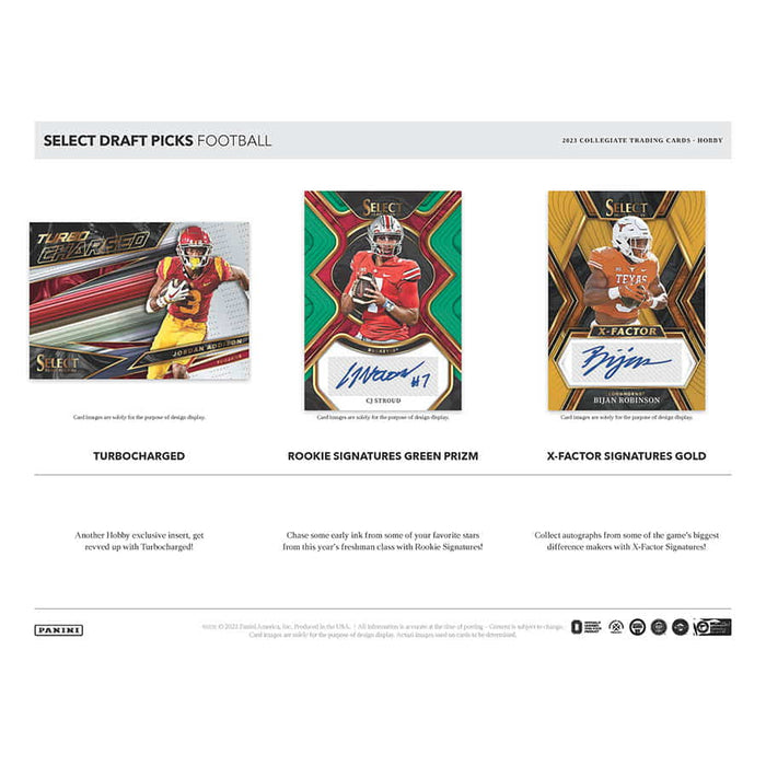 2023 Select Draft Picks Football Hobby Box