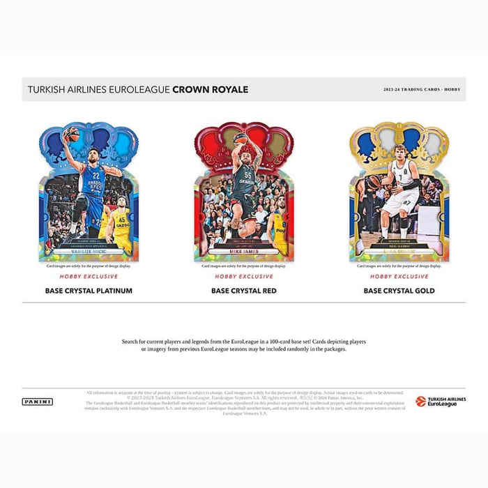 2023-24 Crown Royale Euroleague Basketball Hobby Box