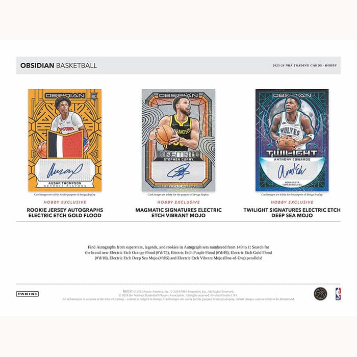 2023-24 Obsidian Basketball Hobby Box