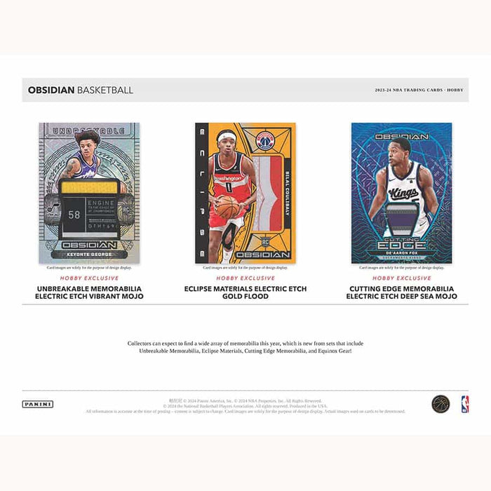 2023-24 Obsidian Basketball Hobby Box