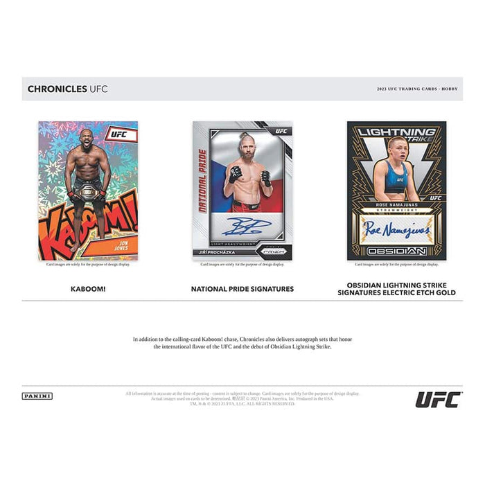 2023 Chronicles UFC Hobby Box