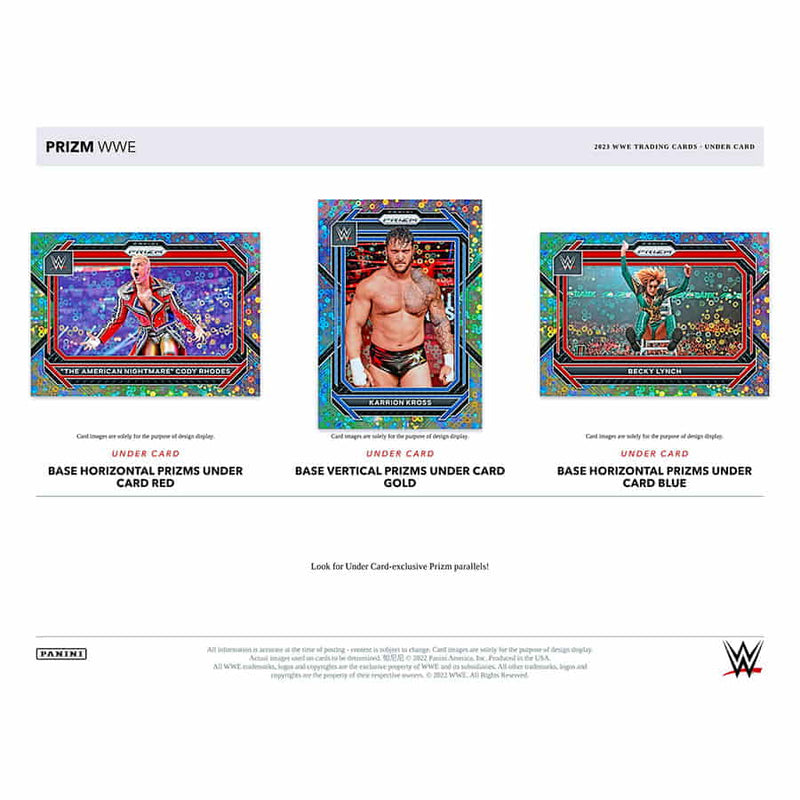 2023 Panini Prizm WWE Under Card Hobby Box