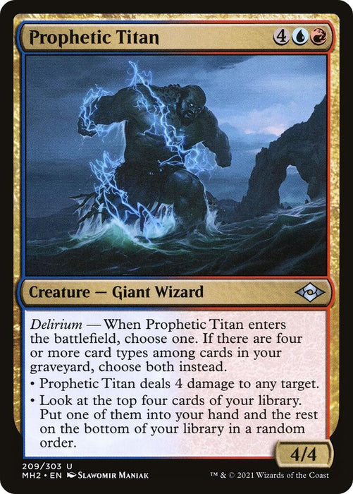 Image for Prophetic Titan (209) (MH2) - Magic: The Gathering