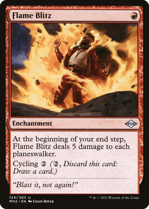 Image for Flame Blitz (124) (MH2) - Magic: The Gathering