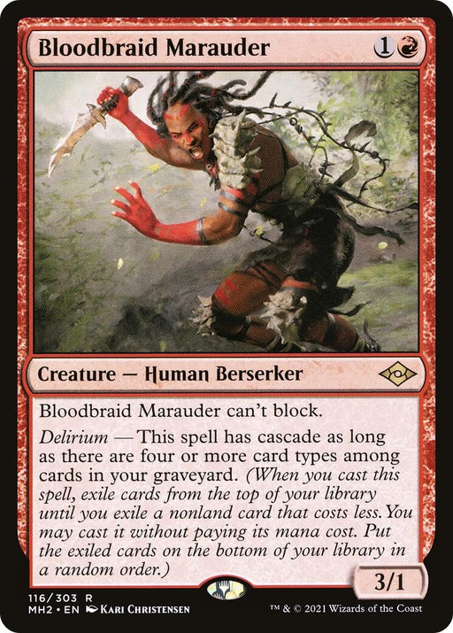 Image for Bloodbraid Marauder (116) (MH2) - Magic: The Gathering