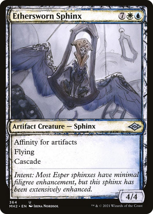 Image for Ethersworn Sphinx (Showcase) (364) (MH2) - Magic: The Gathering