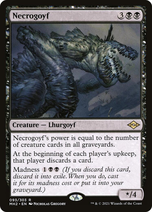 Image for Necrogoyf (93) (MH2) - Magic: The Gathering