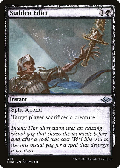 Image for Sudden Edict (Showcase) (346) (MH2) - Magic: The Gathering