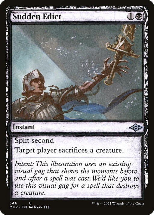 Image for Sudden Edict (Showcase) (346) (MH2) - Magic: The Gathering