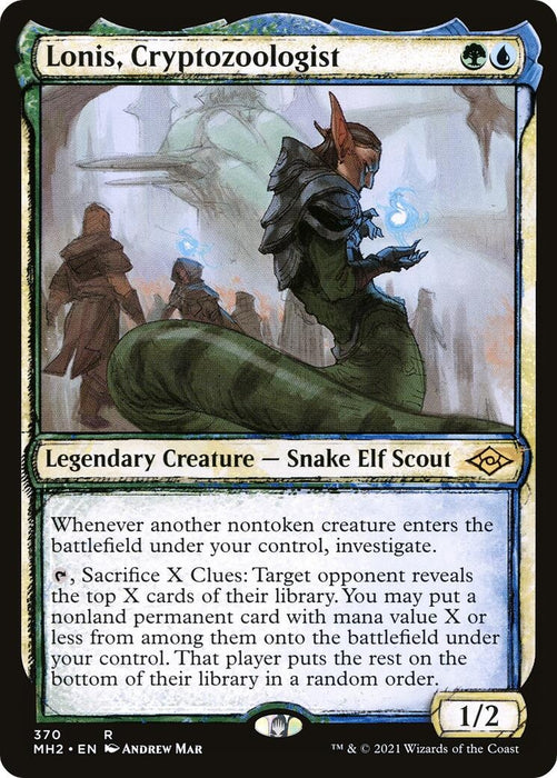 Image for Lonis, Cryptozoologist (Showcase) (370) (MH2) - Magic: The Gathering