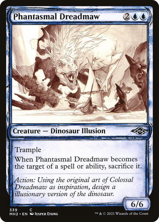 Image for Phantasmal Dreadmaw (Showcase) (339) (MH2) - Magic: The Gathering