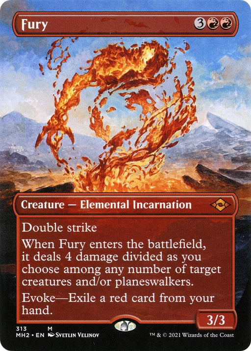 Image for Fury (Borderless) (313) (MH2) - Magic: The Gathering