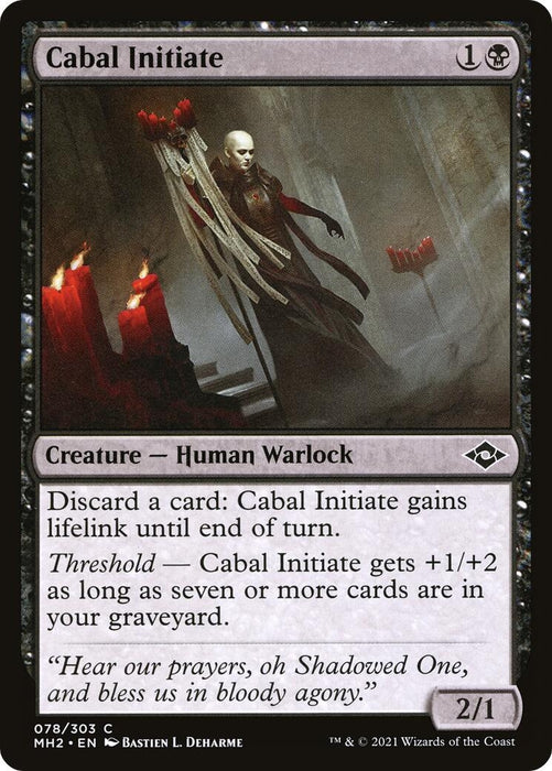 Image for Cabal Initiate (78) (MH2) - Magic: The Gathering