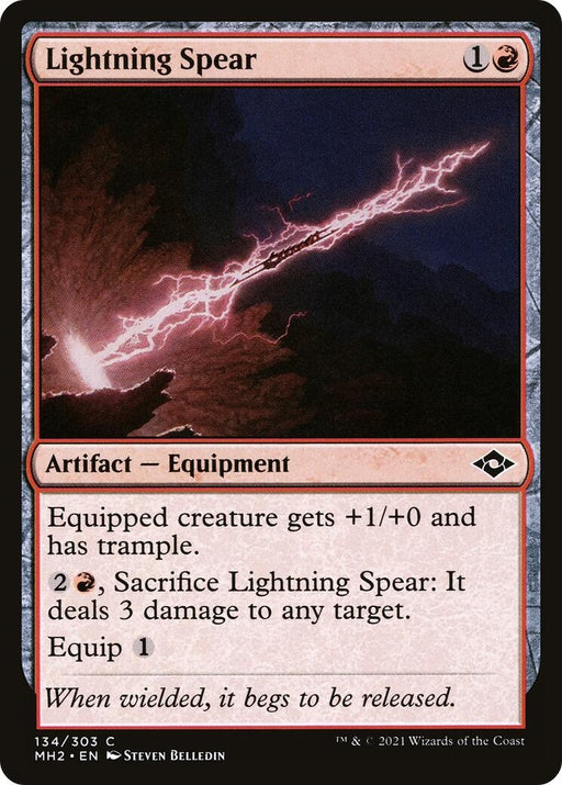 Image for Lightning Spear (134) (MH2) - Magic: The Gathering