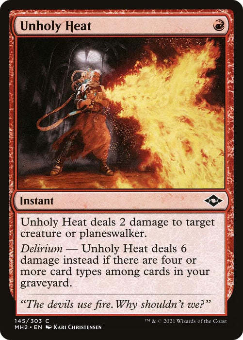 Image for Unholy Heat (145) (MH2) - Magic: The Gathering