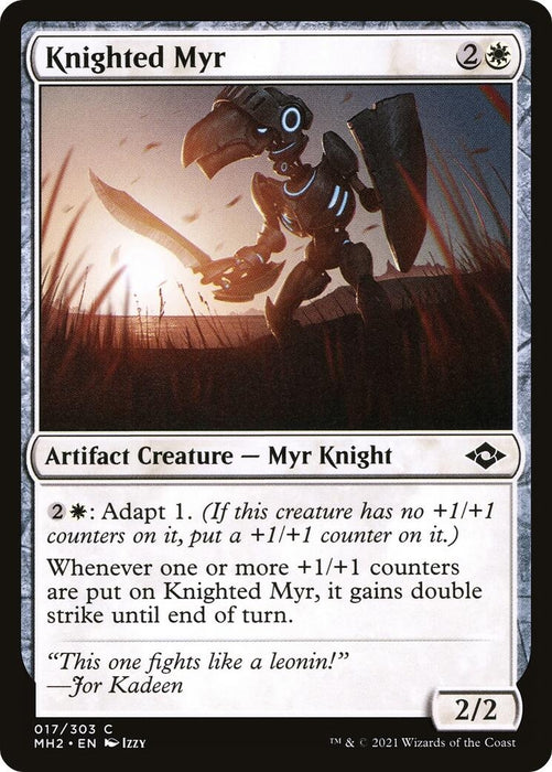 Image for Knighted Myr (17) (MH2) - Magic: The Gathering