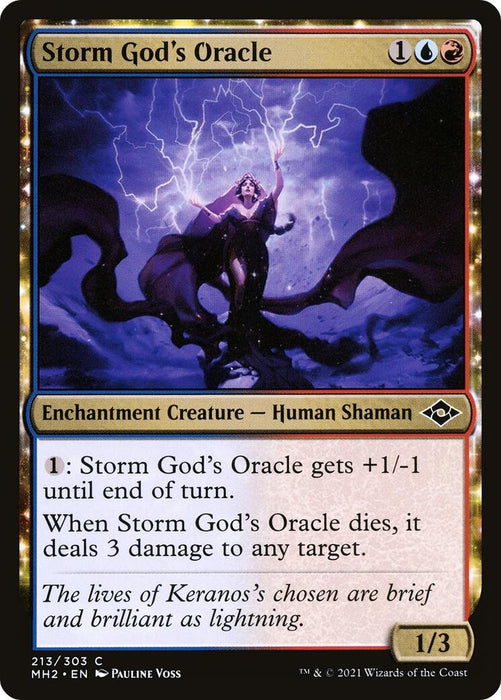 Image for Storm God's Oracle (213) (MH2) - Magic: The Gathering