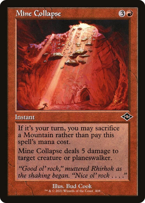 Image for Mine Collapse (Retro Frame) (408) (MH2) - Magic: The Gathering