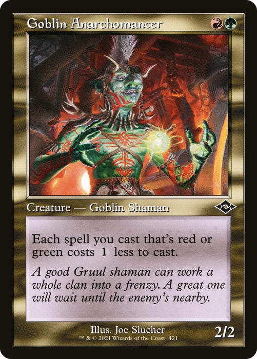 Image for Goblin Anarchomancer (Retro Frame) (421) (MH2) - Magic: The Gathering