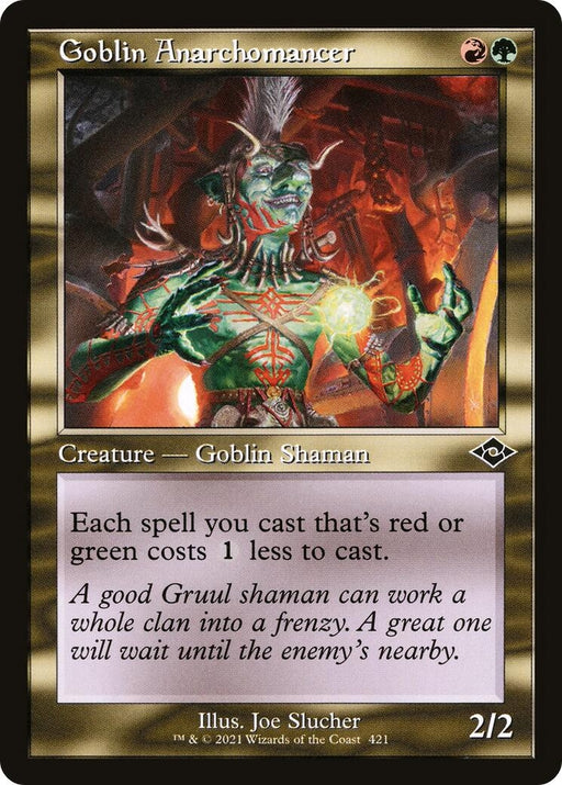 Image for Goblin Anarchomancer (Retro Frame) (421) (MH2) - Magic: The Gathering