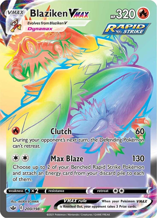 Blaziken VMAX (Secret) (200/198) (SWSH06)