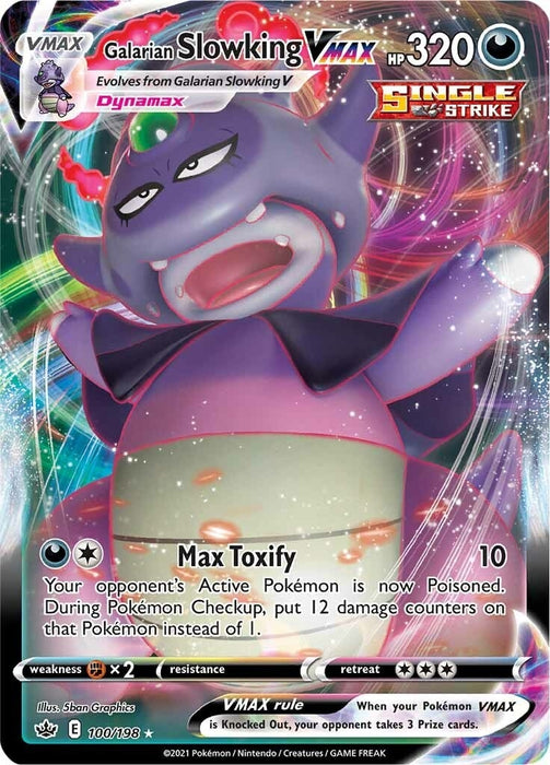 Galarian Slowking VMAX (100/198) (SWSH06)
