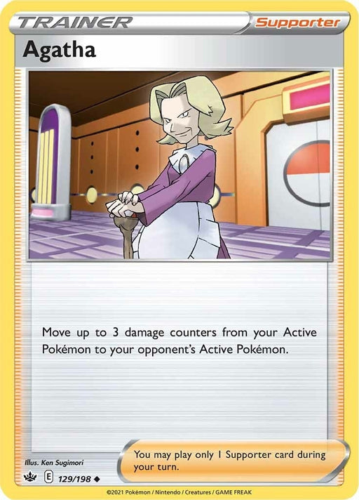 Image for Agatha (129/198) (SWSH06) - Pokemon