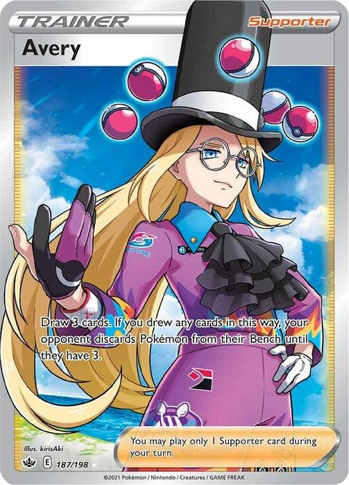 Image for Avery (Full Art) (187/198) (SWSH06) - Pokemon