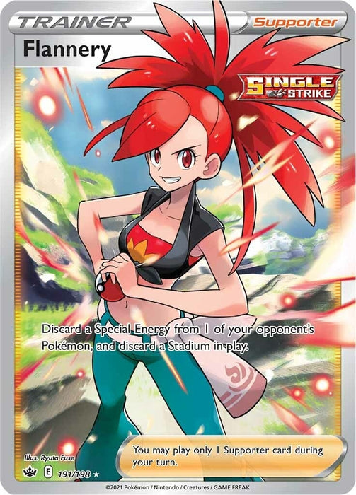 Image for Flannery (Full Art) (191/198) (SWSH06) - Pokemon