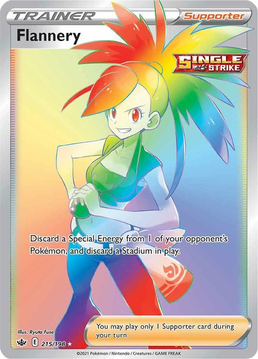 Image for Flannery (Secret) (215/198) (SWSH06) - Pokemon