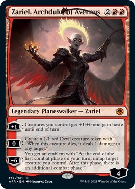 Image for Zariel, Archduke of Avernus (172) (AFR) - Magic: The Gathering