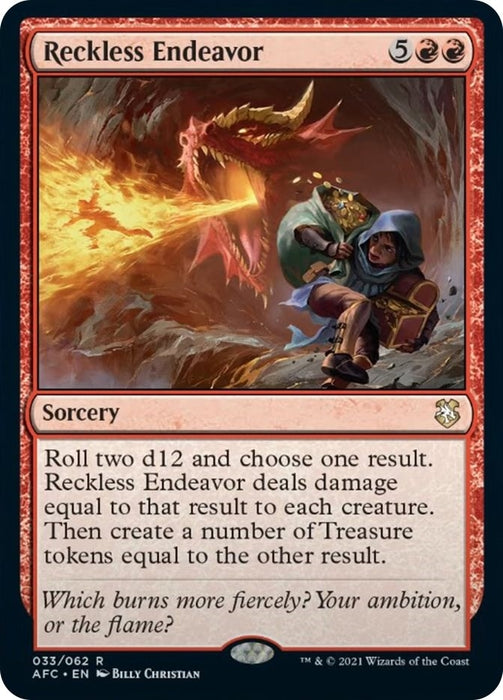 Image for Reckless Endeavor (33) (AFC) - Magic: The Gathering