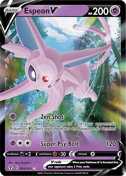 Image for Espeon V (064/203) (SWSH07) - Pokemon