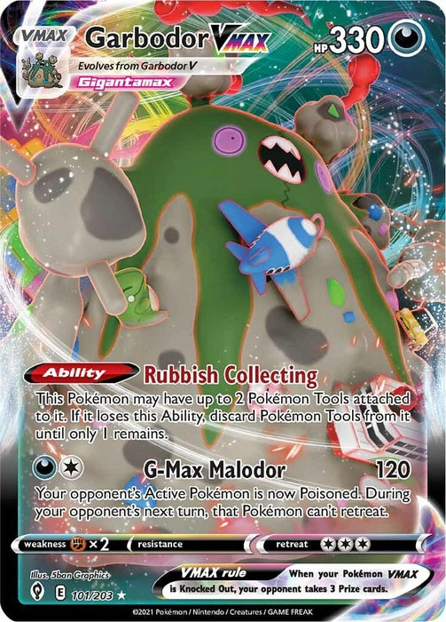 Garbodor VMAX (101/203) (SWSH07)