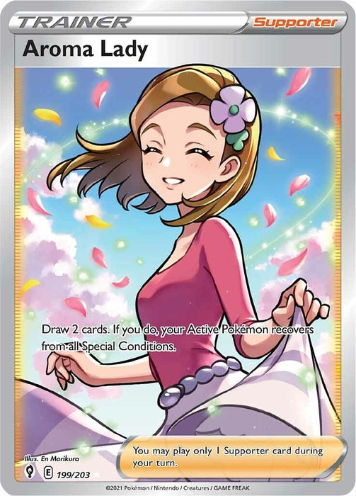 Image for Aroma Lady (Full Art) (199/203) (SWSH07) - Pokemon