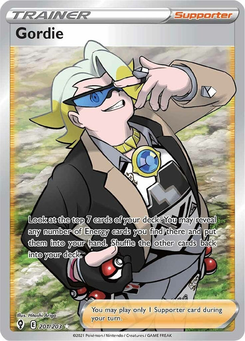 Gordie (Full Art) (201/203) (SWSH07)
