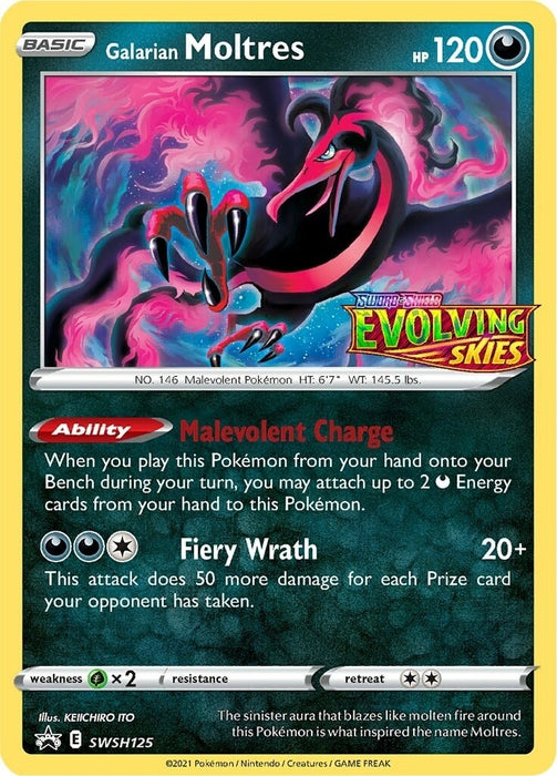 Galarian Moltres - SWSH125 (Prerelease) (SWSH125) (SWSD)