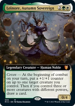 Image for Leinore, Autumn Sovereign (Extended Art) (39) (MIC) - Magic: The Gathering