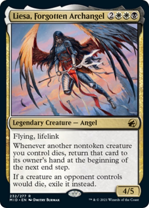 Image for Liesa, Forgotten Archangel (232) (MID) - Magic: The Gathering