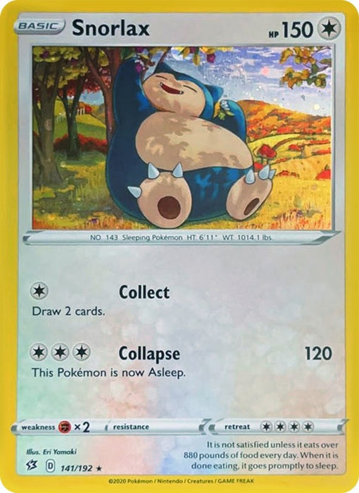 Snorlax - 141/192 (Cosmos Holo) (141/192) (MCAP)